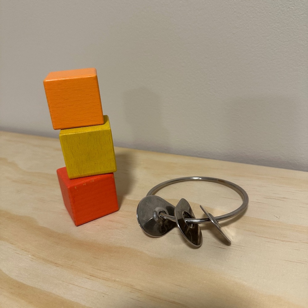 Lovevery first blocks and stainless steel keys